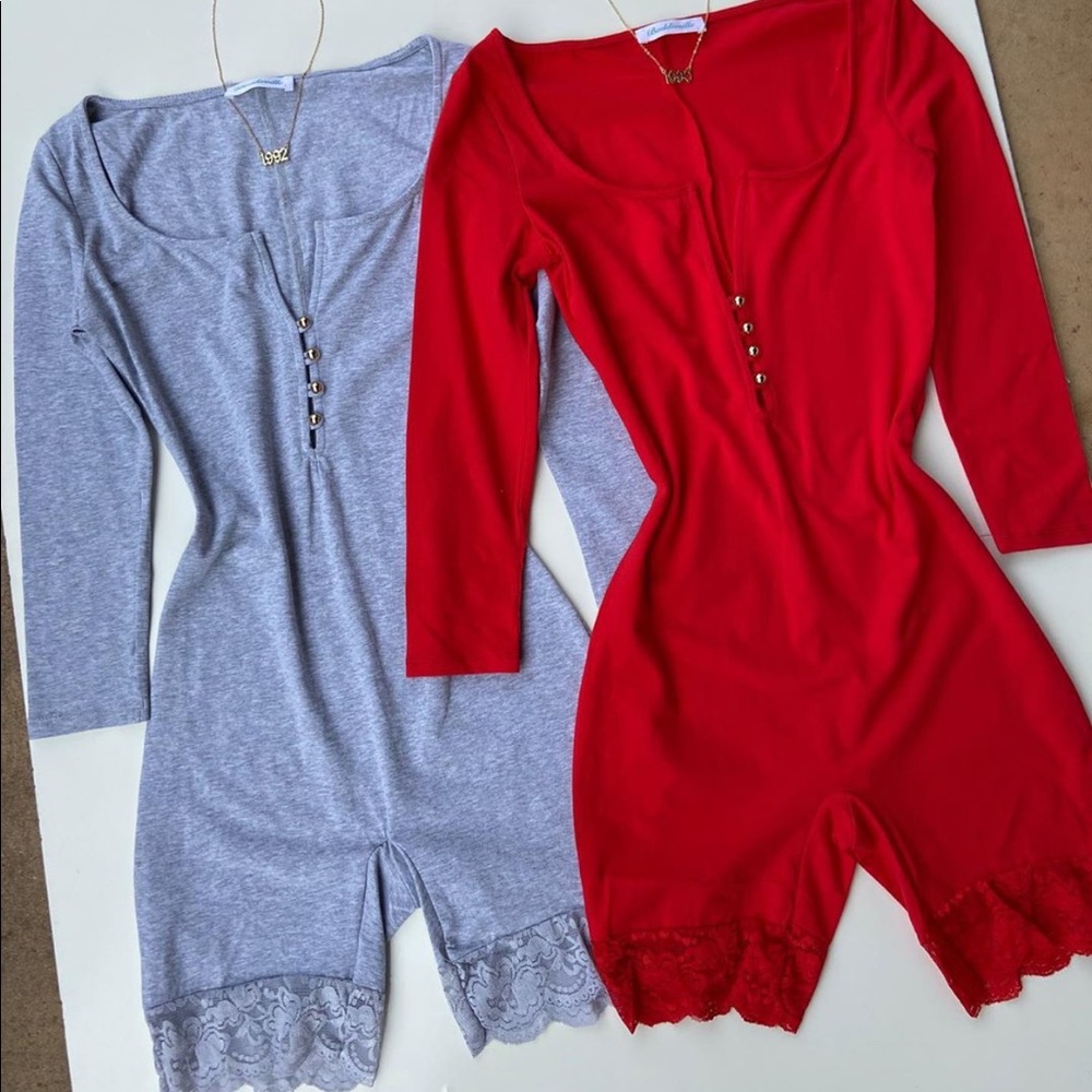 BADIEVILLE RED ROMPER